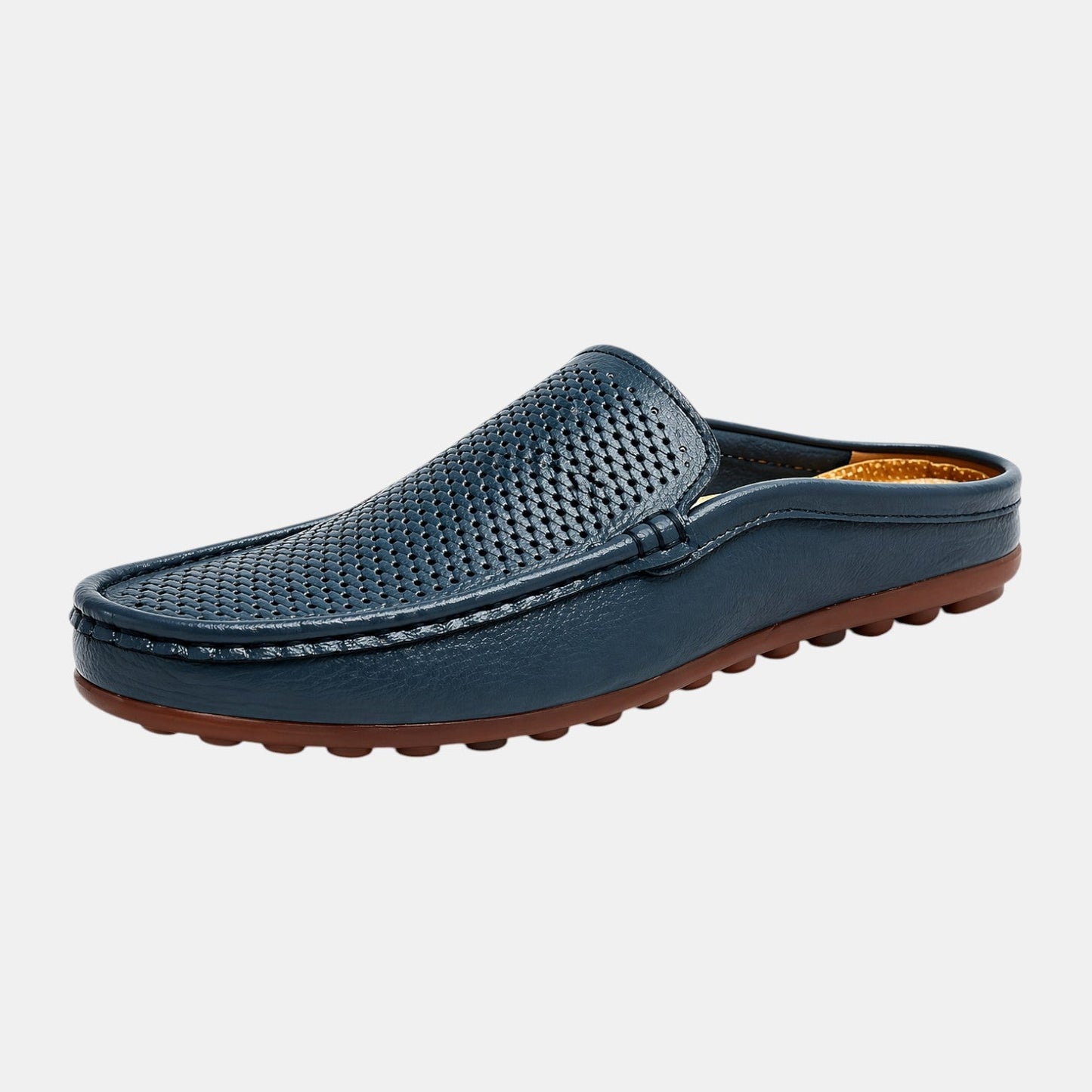 Belcien Læder Mule Herre – Åbne Sommer Sandaler i Læder