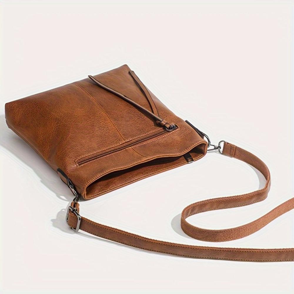 Lena | Kvinders Minimalistiske Kvadratiske Crossbody Taske