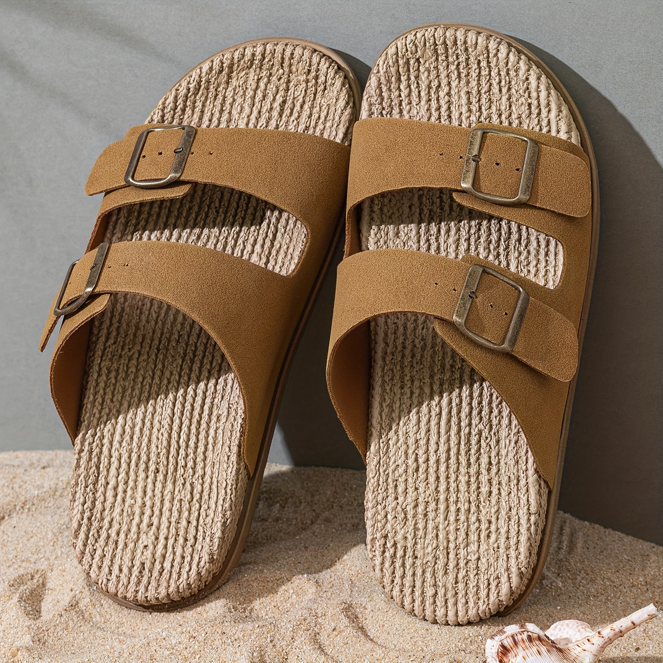 GripStep Herre Sandaler – Sommer Sandaler med Justerbare Spænder