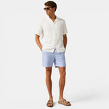 Belcien Stribede Linned Shorts – Hør Sommershorts til Mænd