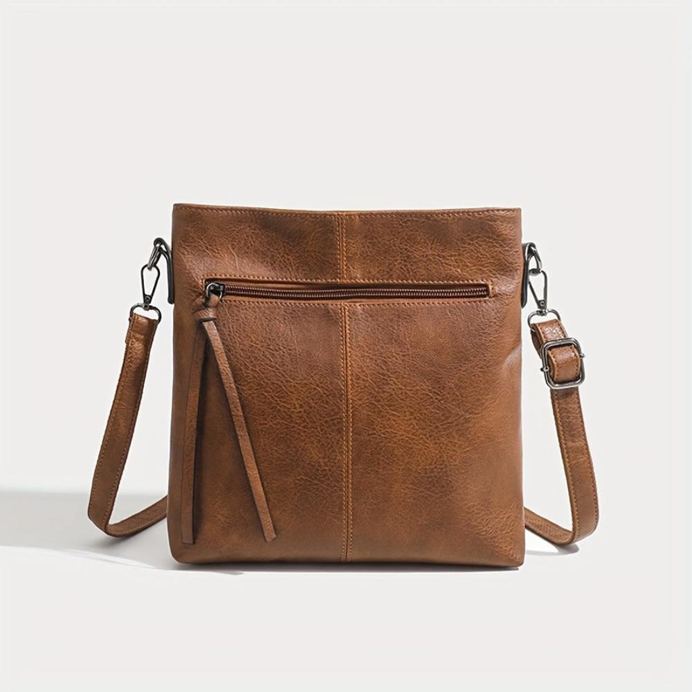 Lena | Kvinders Minimalistiske Kvadratiske Crossbody Taske