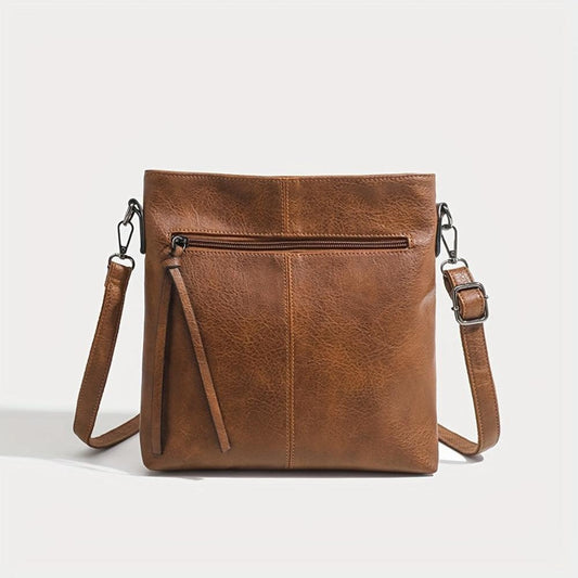Lena | Kvinders Minimalistiske Kvadratiske Crossbody Taske
