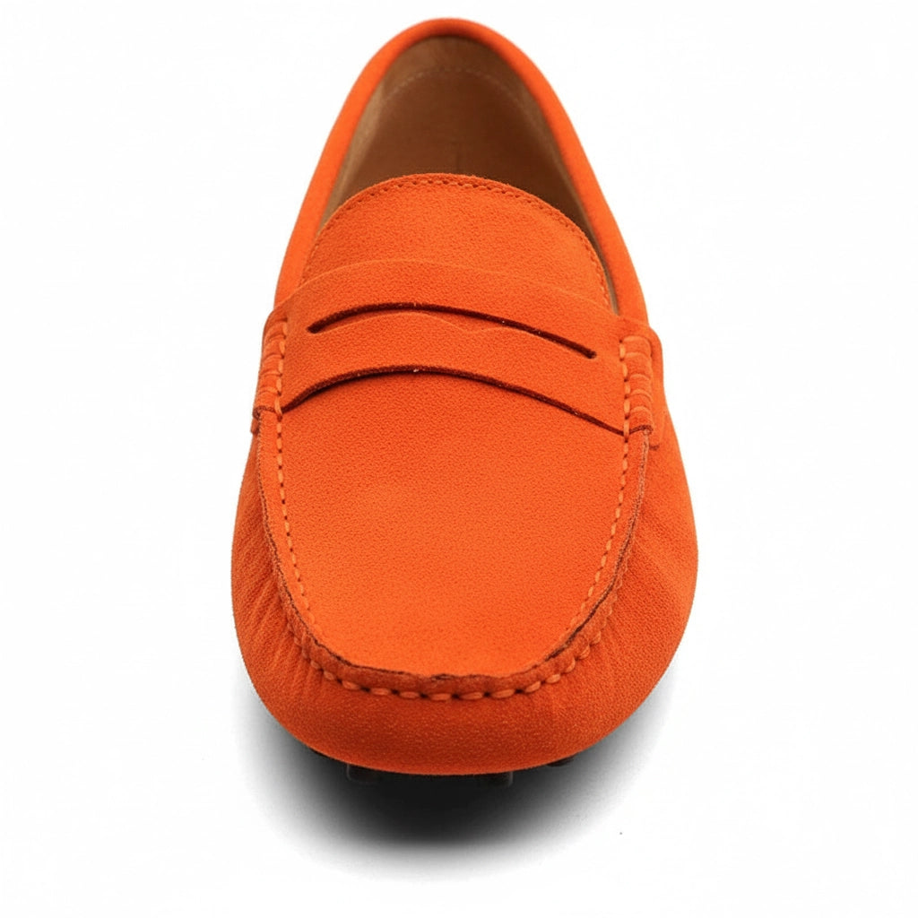 Loafers Herre i Suede-Look – Mokkasin Stil med Blødt Foer