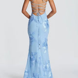Dame Maxi Kjole – Figurbetonet Blonde Kjole Elegant Sommerkjole