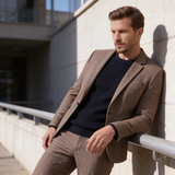 Frederik | Herre Tailored Jakkesæt med Ternet Mønster