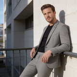 Frederik | Herre Tailored Jakkesæt med Ternet Mønster