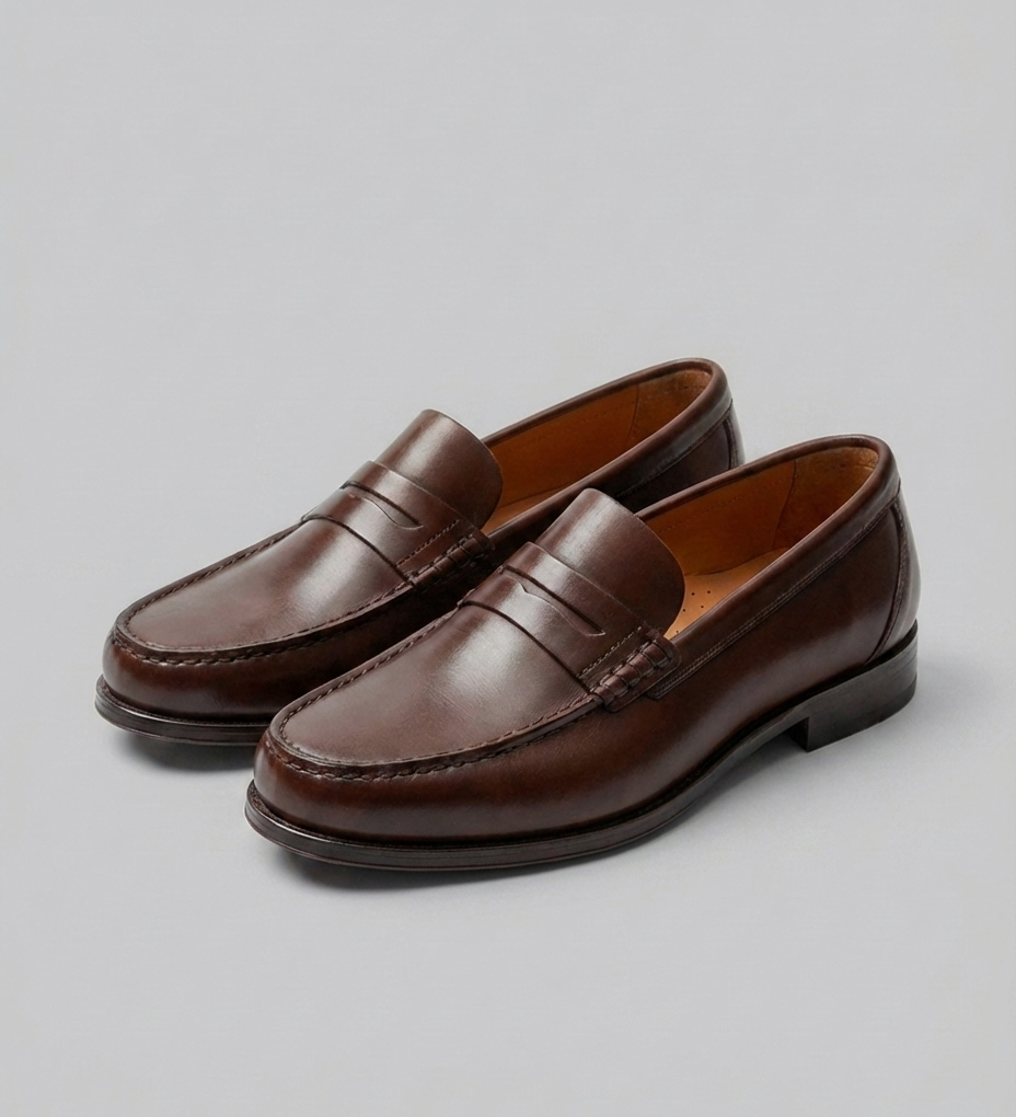 Penny Loafers Herre – Klassiske Slip-On med Komfortabel Pasform