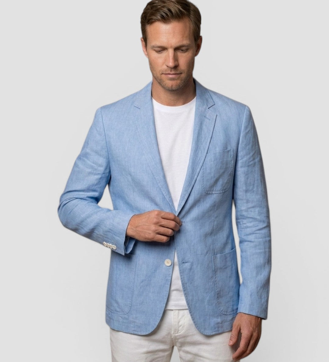 Herre Blazer Sommer – Let og Skræddersyet Pasform