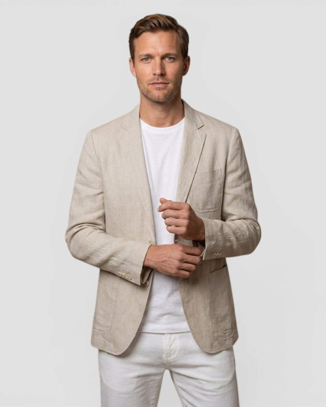 Herre Blazer Sommer – Let og Skræddersyet Pasform
