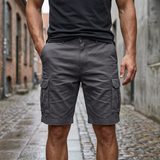 Silas | Sommer Shorts med Cargolommer og Bæltestropper