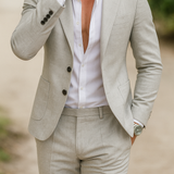 Marcus | Herre Blazer og Bukser Sæt Slim Fit med Lommedetalje