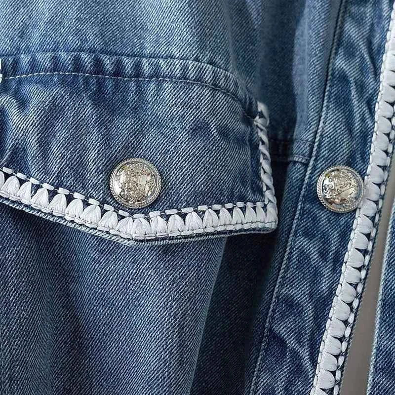 Kvinders Klassiske Denimjakke