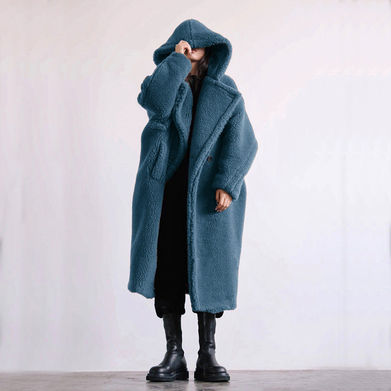 Dame Vinterfrakke Lang Oversize
