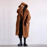 Dame Vinterfrakke Lang Oversize