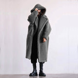 Dame Vinterfrakke Lang Oversize