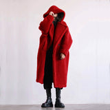 Dame Vinterfrakke Lang Oversize