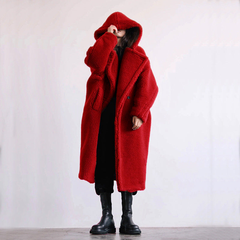 Dame Vinterfrakke Lang Oversize