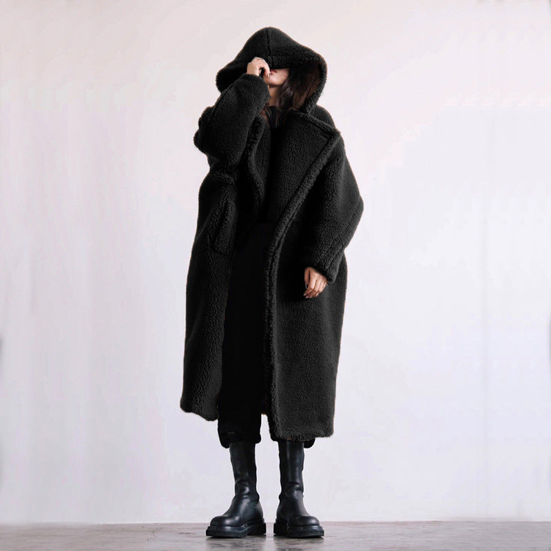 Dame Vinterfrakke Lang Oversize