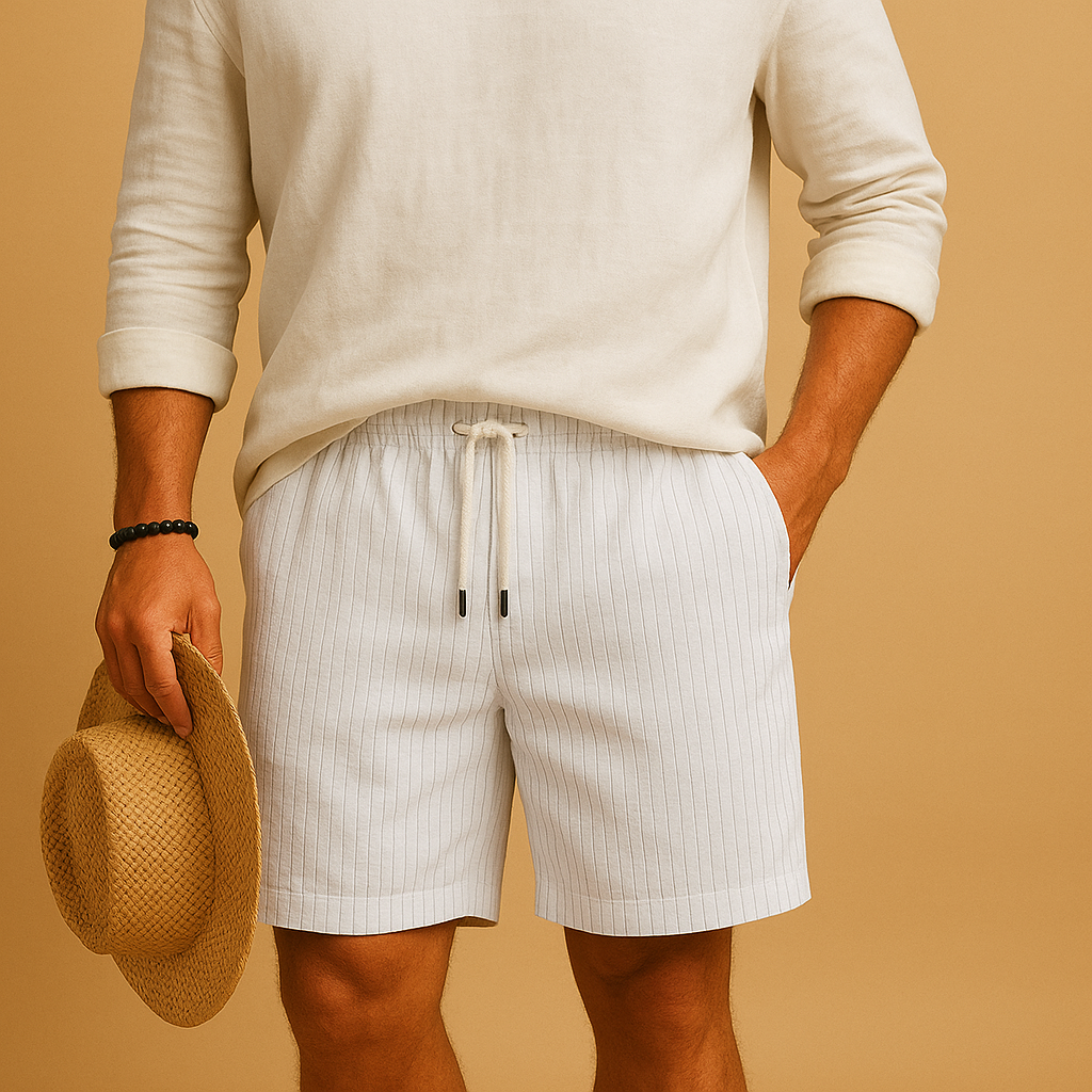 Casual Shorts til Mænd – Elastisk Talje med Afslappet Pasform