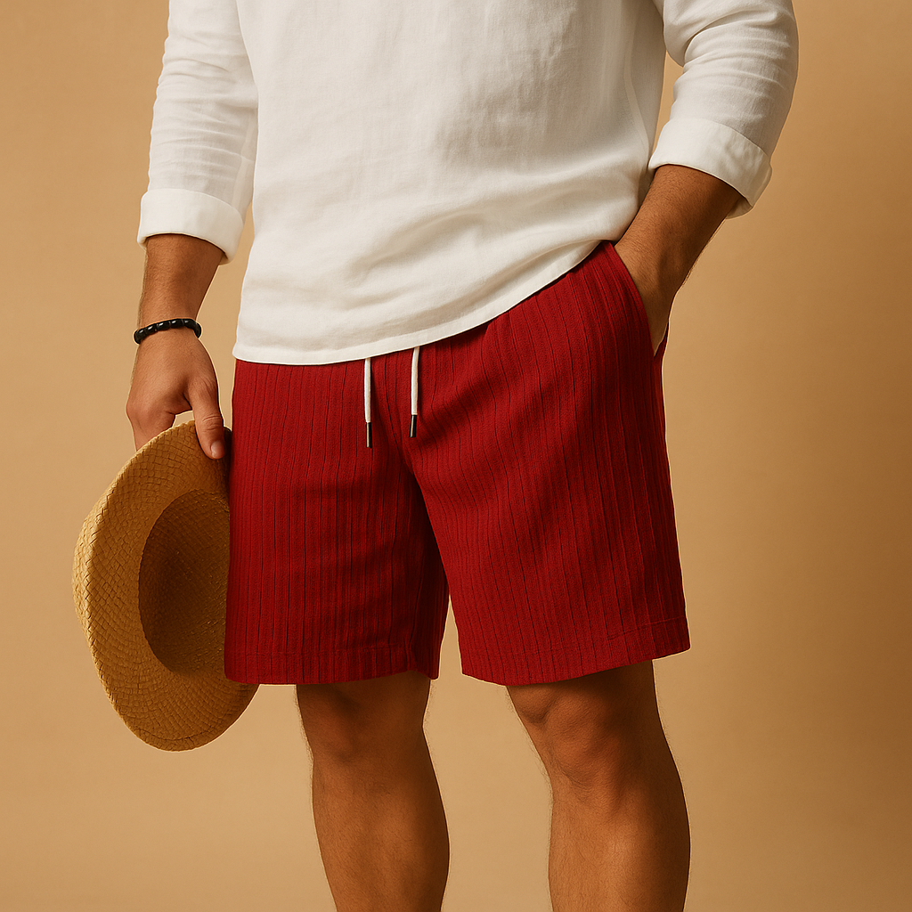 Casual Shorts til Mænd – Elastisk Talje med Afslappet Pasform