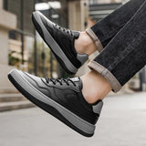 Herre Sneakers Low Top med Snørebånd og Polstring