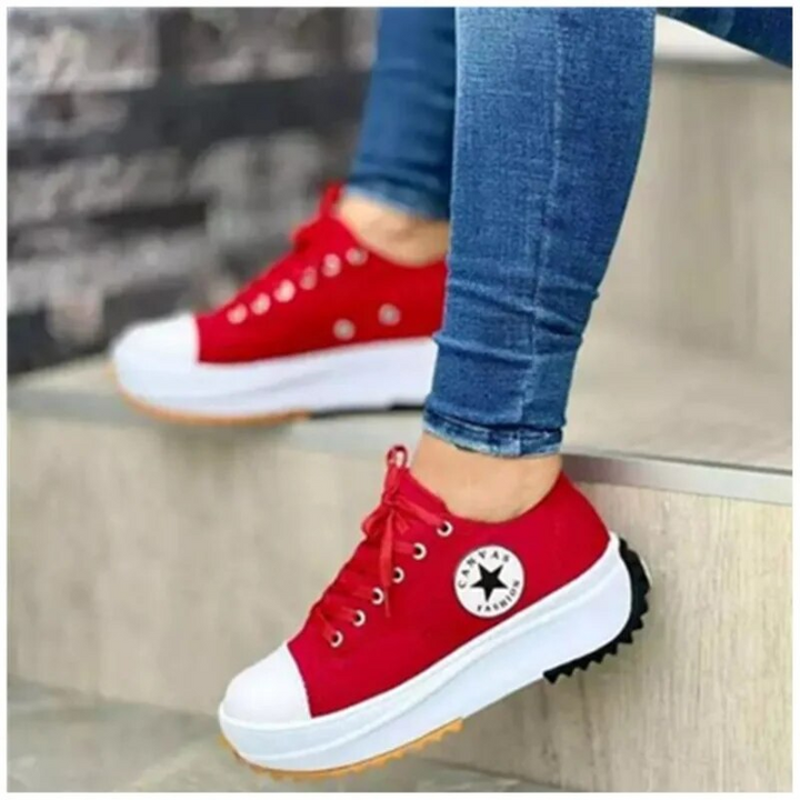 Linda - Trendy Chunky Sole Sneakers til Hverdagsbrug