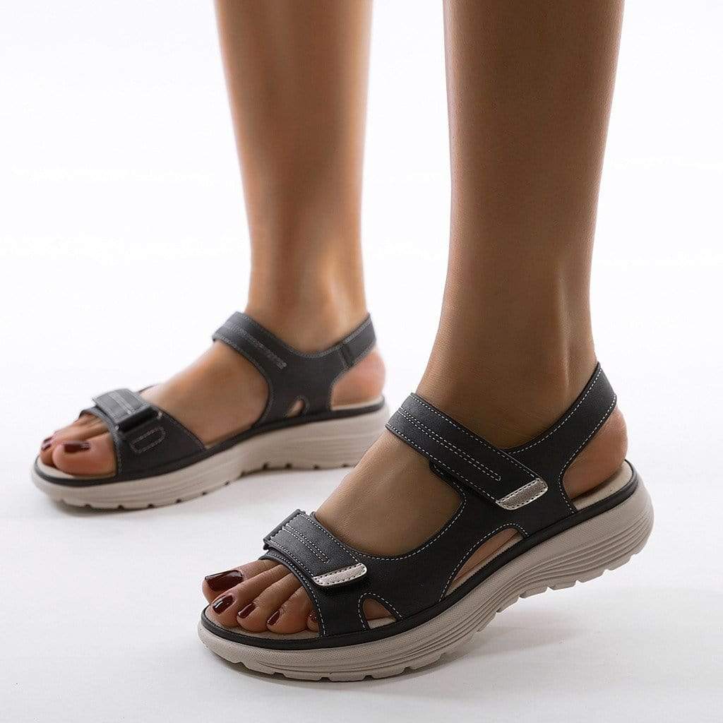 Sandaler med dobbelt rem – Stabil komfort til gåture