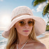 Cap Bred Skygge Sommerhat Solbeskyttende Dame Strand Sommer Stil – Madison